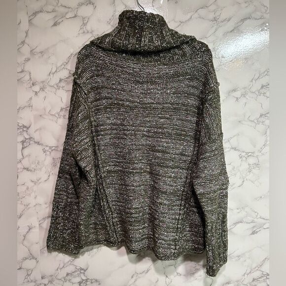 Anthropologie Pilcro Textured Cowlneck Sweater Sz S/P - Picture 10 of 11